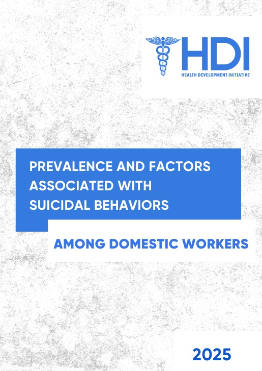 Prevalence and factors associated with suicidal behaviors among domestic workers Prevalence and factors associated with suicidal behaviors among domestic workers
